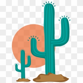 Cactaceae Clip Art - Cartoon Transparent Cactus Png, Png Download - cactus vector png