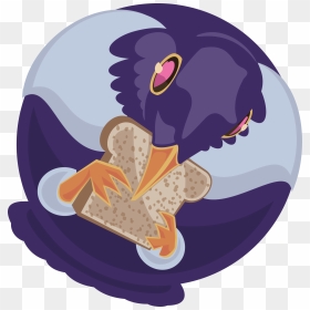 Trash Doves Purple - Trash Dove Transparent, HD Png Download - trash dove png
