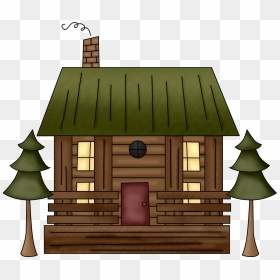 Log Cabin Clip Art, HD Png Download - hut png
