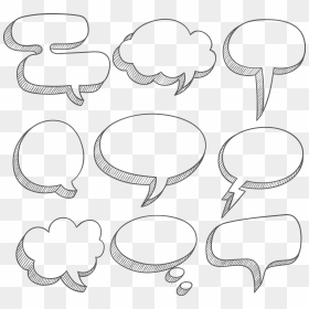 Speech Text Box Dialog White Simple Cloud - Writing Box Clipart, HD Png Download - dialogue box png