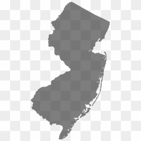 New Jersey New York Map Royalty - New Jersey Map, HD Png Download - new york silhouette png