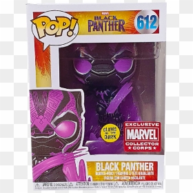 Funko Pop Black Panther Marvel Collector Corps, HD Png Download - marvel black panther png
