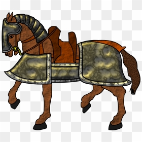 Armored Horse Clip Arts - Horse In Armor Clipart, HD Png Download - horse icon png