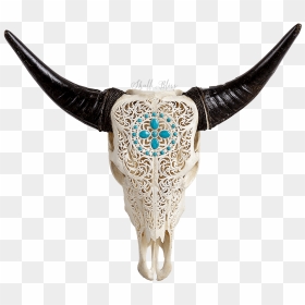 Cattle Skull Xl Horns Animal, HD Png Download - animal skull png