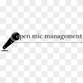 Open Mic Productions - Monochrome, HD Png Download - open mic png