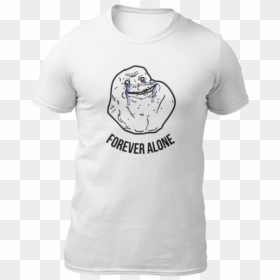 Nautical Chart T Shirt, HD Png Download - forever alone face png