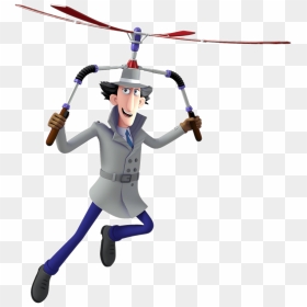 At The Movies - Go Go Gadget Helicopter Hat, HD Png Download - inspector gadget png