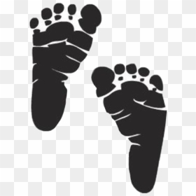 Transparent Baby Silhouette Png - Free Baby Footprint Svg, Png Download - baby silhouette png