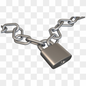 Lock And Chain Png, Transparent Png - lock vector png