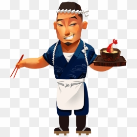 日本 卡通 廚師, HD Png Download - behance png