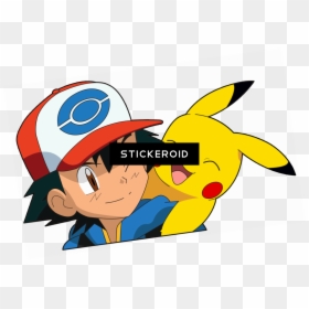 Ash Ketchum And Pikachu, HD Png Download - pickachu png