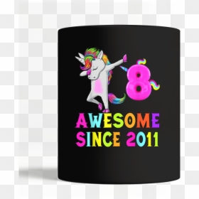 Shirt, HD Png Download - dabbing unicorn png