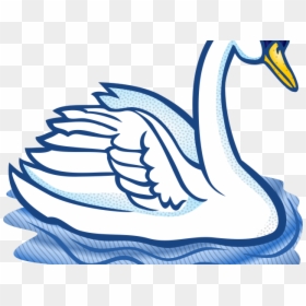 Swan Black And White Clipart, HD Png Download - black swan png