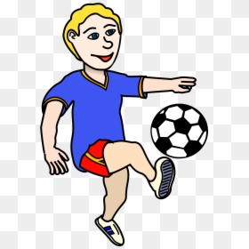 Soccer Ball Clip Art, HD Png Download - football players png