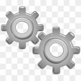 Vector Engine Clip Art, HD Png Download - gears vector png