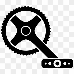 Bike Crank Clipart, HD Png Download - gears vector png