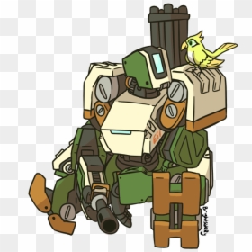 Bastion Art Overwatch, HD Png Download - overwatch bastion png