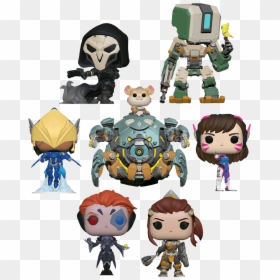 Funko Pop Overwatch Moira, HD Png Download - overwatch bastion png