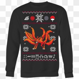 Long-sleeved T-shirt, HD Png Download - kurama png