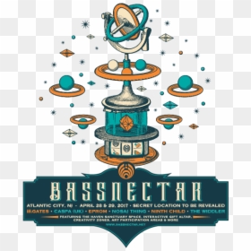 Bassnectar Atlantic City Poster, HD Png Download - bassnectar logo png