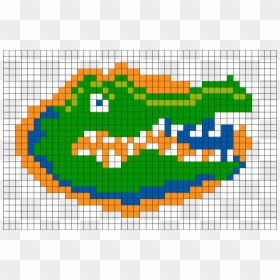 Florida Gators Bead Pattern, HD Png Download - uf gator logo png
