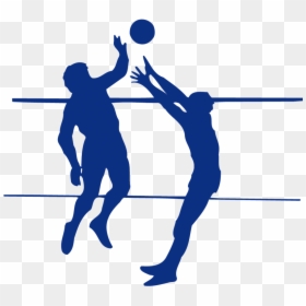 Volleyball Silhouette Clipart Png, Transparent Png - basketball .png