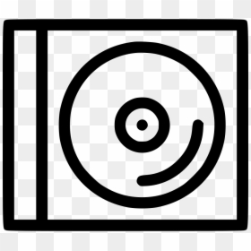 Cd Case Icon Png, Transparent Png - cd icon png
