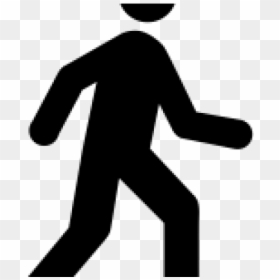 Person Walking Icon Png, Transparent Png - walking icon png