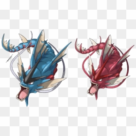 Mega Garados Shiny, HD Png Download - gyrados png