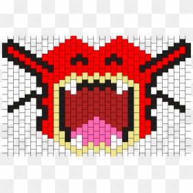 Wolf Kandi Mask Pattern, HD Png Download - gyrados png