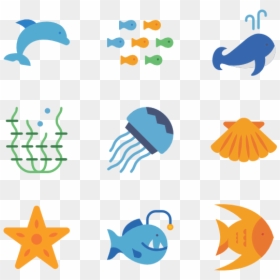 Sea Animal Icon Png, Transparent Png - life icon png