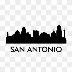 San Antonio Skyline Svg, HD Png Download - san antonio skyline silhouette png