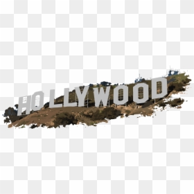 Hollywood Sign, HD Png Download - letrero png