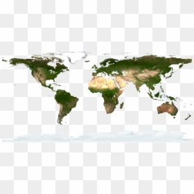 World Map Flat Svg, HD Png Download - earth texture png