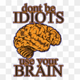 Use Your Brain Its Free, HD Png Download - idiot png