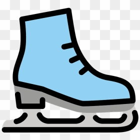 Ice Skate Emoji Clipart - Ice Skating, HD Png Download - skate png