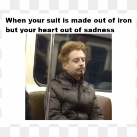 When Your Suit Is Made Out Of Iron But Your Heart Out - Great Value Tony Stark, HD Png Download - robert downey jr png