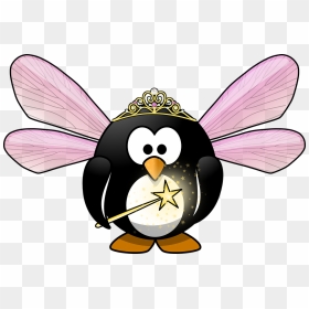 Fairy Penguin Clipart, HD Png Download - fairy wand png