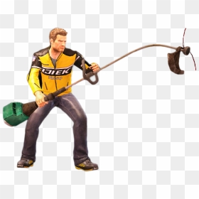 Dead Rising Grass Trimmer Holding - Dead Rising 2, HD Png Download - dead grass png