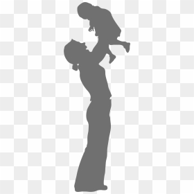 Vector Graphics Mother Father Silhouette Infant - Thank You Dear Mom Quotes, HD Png Download - baby silhouette png