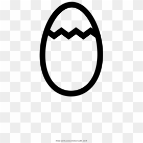 Broken Egg Coloring Page - Circle, HD Png Download - broken egg png