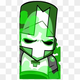 Castle Crashers Green Knight , Png Download - Castle Crashers Green Characters, Transparent Png - castle crashers png