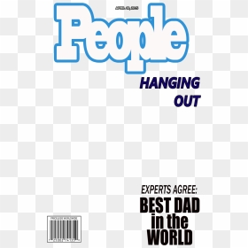Daddy Daughter Layout Overlay 106 Kb - Layout Magazine Cover Png, Transparent Png - magazine cover png
