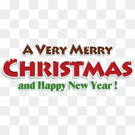 Merry Christmas & Happy New Year Clip Art, HD Png Download - happy holidays text png
