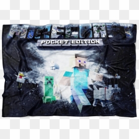 Minecraft Fleece Blanket Powder Explosion Black Blanket - Poster, HD Png Download - minecraft explosion png