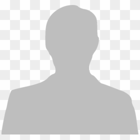 Gray Silhouette, HD Png Download - man head silhouette png