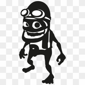 Crazy Frog Source - Crazy Frog Black And White, HD Png Download - crazy frog png