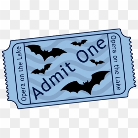 Bat, HD Png Download - admit one ticket png