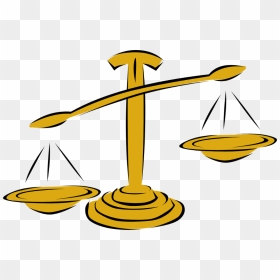 Scale, Balance, Libra, Justice, Gold, Weight - Cartoon Balance Scales, HD Png Download - weight scale png