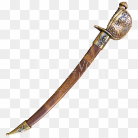 Pirate Cutlass Letter Opener With Scabbard - Pirate Sword And Sheath, HD Png Download - pirate sword png